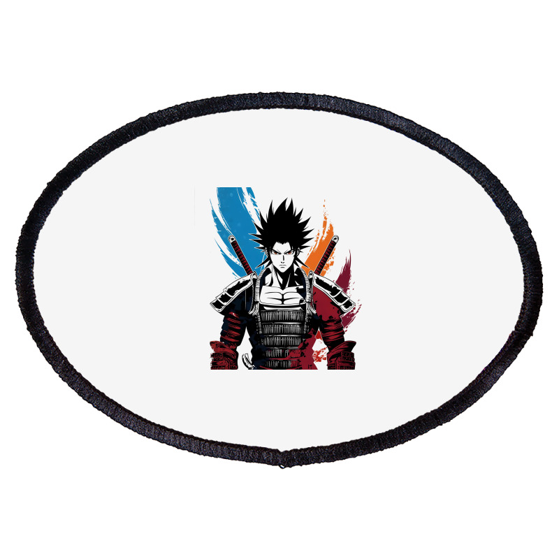 Ninja Samurai Oval Patch | Artistshot