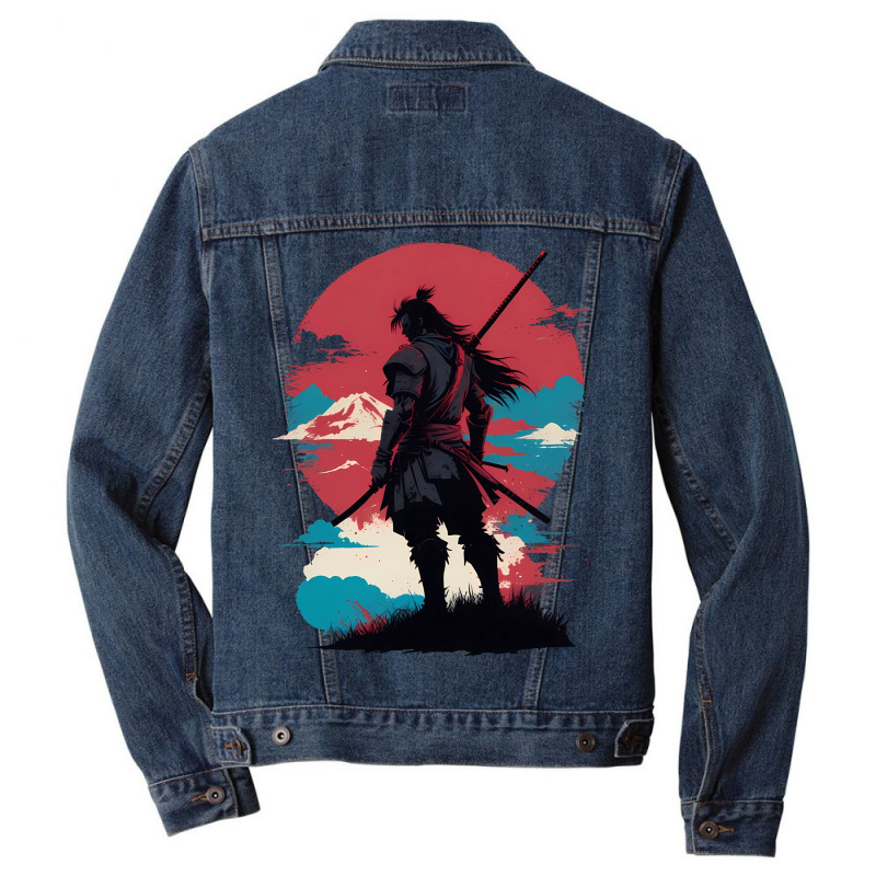 Ninja Samurai Men Denim Jacket | Artistshot