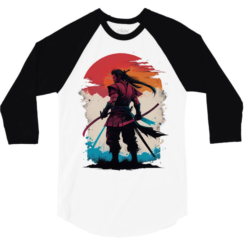 Ninja Samurai 3/4 Sleeve Shirt | Artistshot