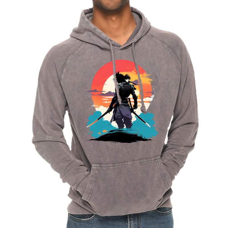 Ninja Samurai Vintage Hoodie | Artistshot