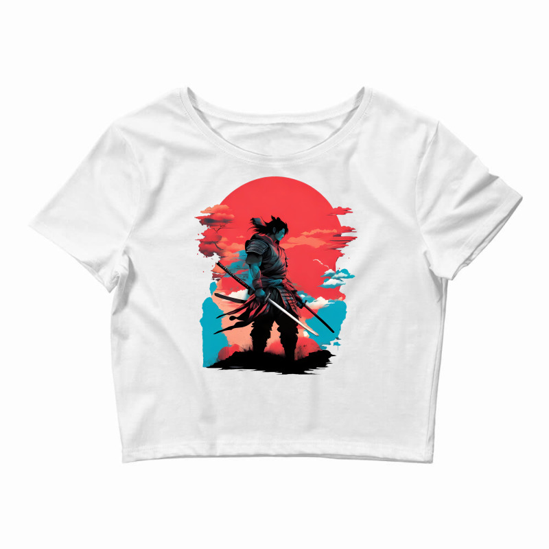 Ninja Samurai Crop Top by Sport | Artistshot