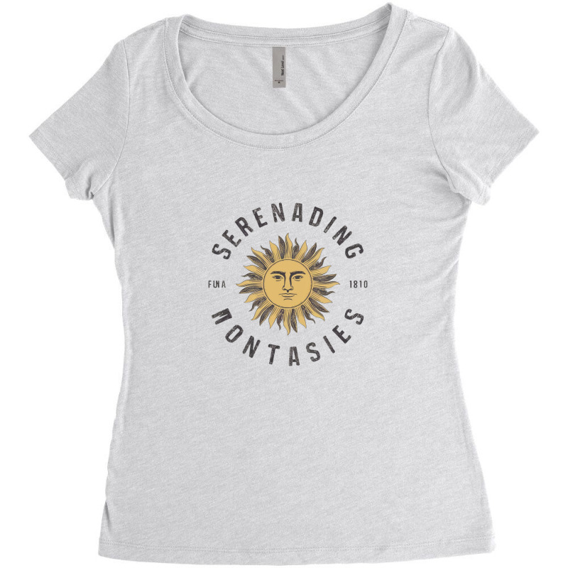 The Sun Of May Women's Triblend Scoop T-shirt by Donna Schennum | Artistshot