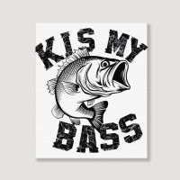 A Bass Fish Portrait Canvas Print | Artistshot