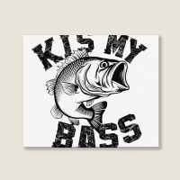 A Bass Fish Landscape Canvas Print | Artistshot