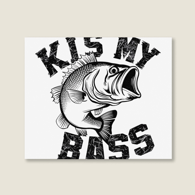 A Bass Fish Landscape Canvas Print | Artistshot