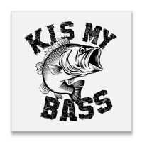 A Bass Fish Metal Print Square | Artistshot