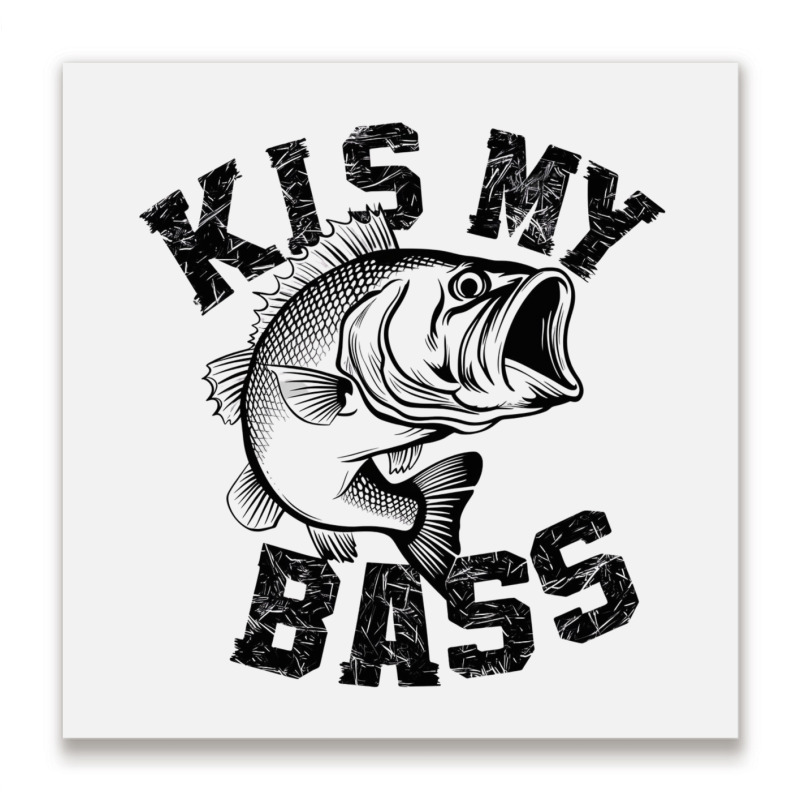 A Bass Fish Metal Print Square | Artistshot