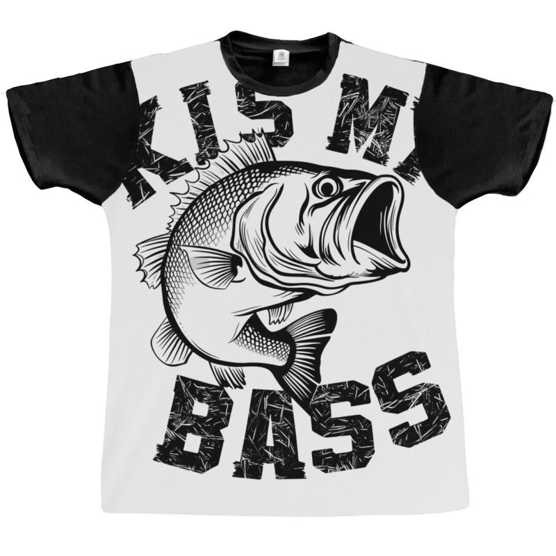 A Bass Fish Graphic T-shirt by Donna Schennum | Artistshot