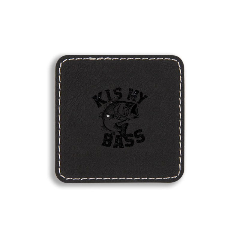 A Bass Fish Square Leatherette Patch | Artistshot