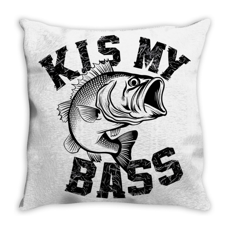 A Bass Fish Throw Pillow | Artistshot