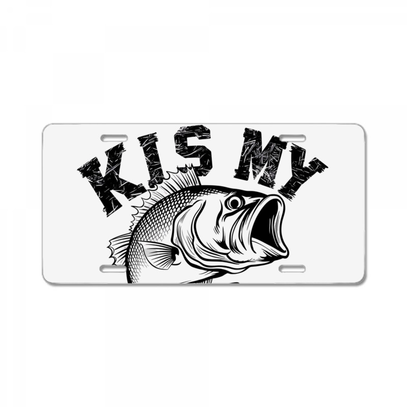 A Bass Fish License Plate | Artistshot