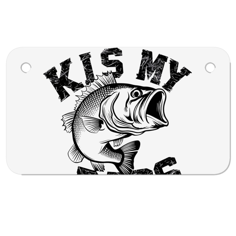 A Bass Fish Motorcycle License Plate | Artistshot