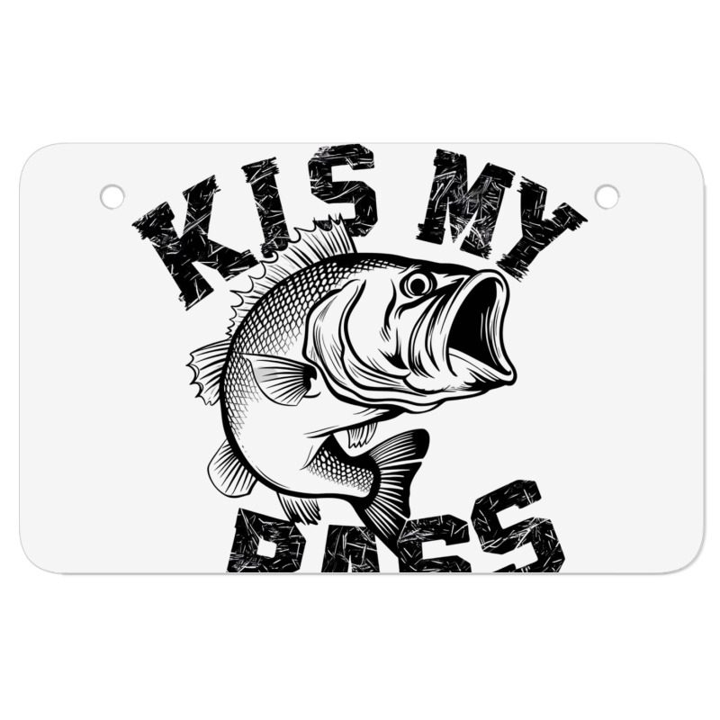 A Bass Fish Atv License Plate | Artistshot