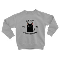 Black Cat Toddler Sweatshirt | Artistshot