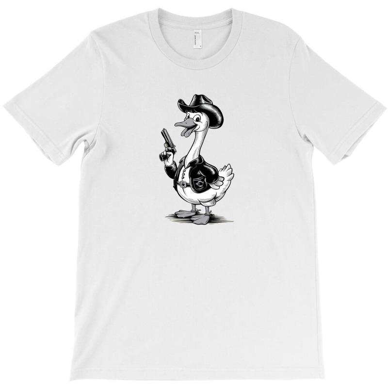 Cowboy Goose T-Shirt by Donna Schennum | Artistshot