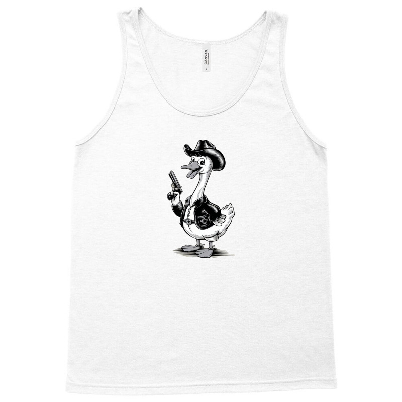 Cowboy Goose Tank Top by Donna Schennum | Artistshot