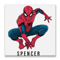 Spiderman Metal Print Square | Artistshot