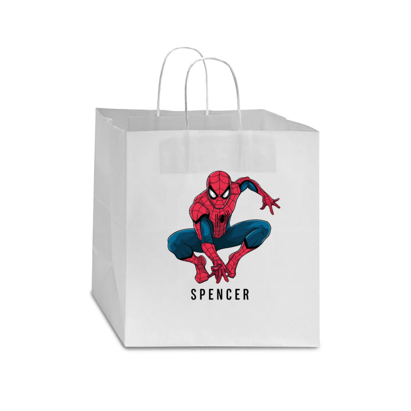 Spiderman Star Paper Bag - 13 X 7 X 13 | Artistshot