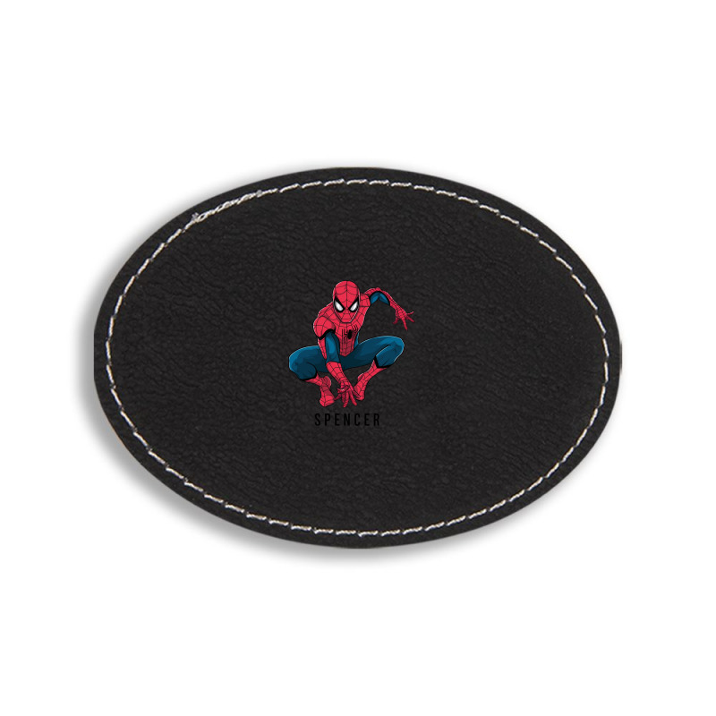 Spiderman Oval Leatherette Patch | Artistshot