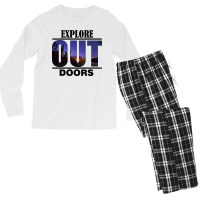 Explore Out Doors Men's Long Sleeve Pajama Set | Artistshot