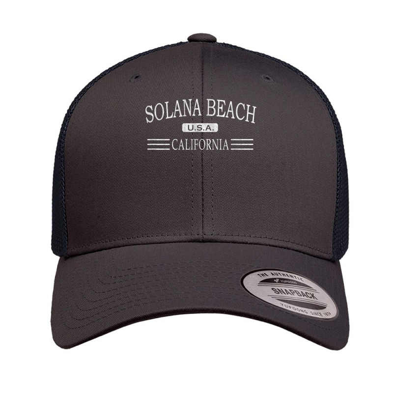 Solana Beach   California   T Shirt Retro Trucker Cap by dornakgb | Artistshot