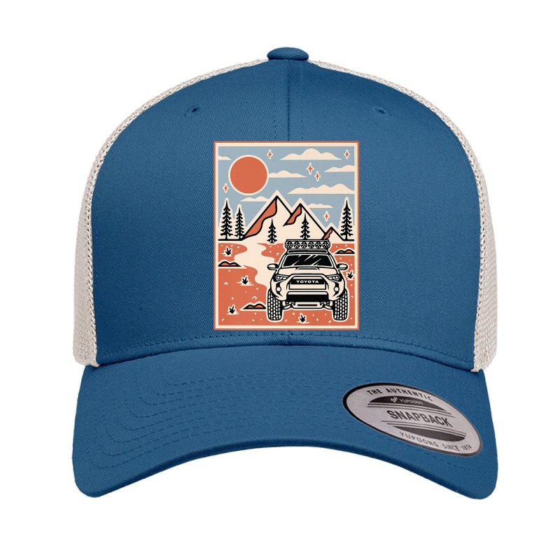 Trail 4runner Overlanding Vibes Premium T Shirt Retro Trucker Cap by BrunkeMiaysia | Artistshot