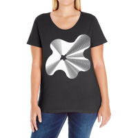 Sacred Geometry T  Shirt Spatial Sacred Mesh Vector Illustration 3 Ladies Curvy T-shirt | Artistshot