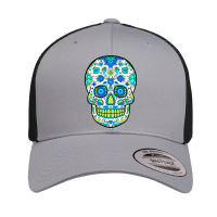 Women Men Burning Skull For Mens Womens Retro Trucker Cap | Artistshot