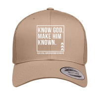 Know God. Make Him Known. Mankato Classical Conversations T Shirt Retro Trucker Cap | Artistshot