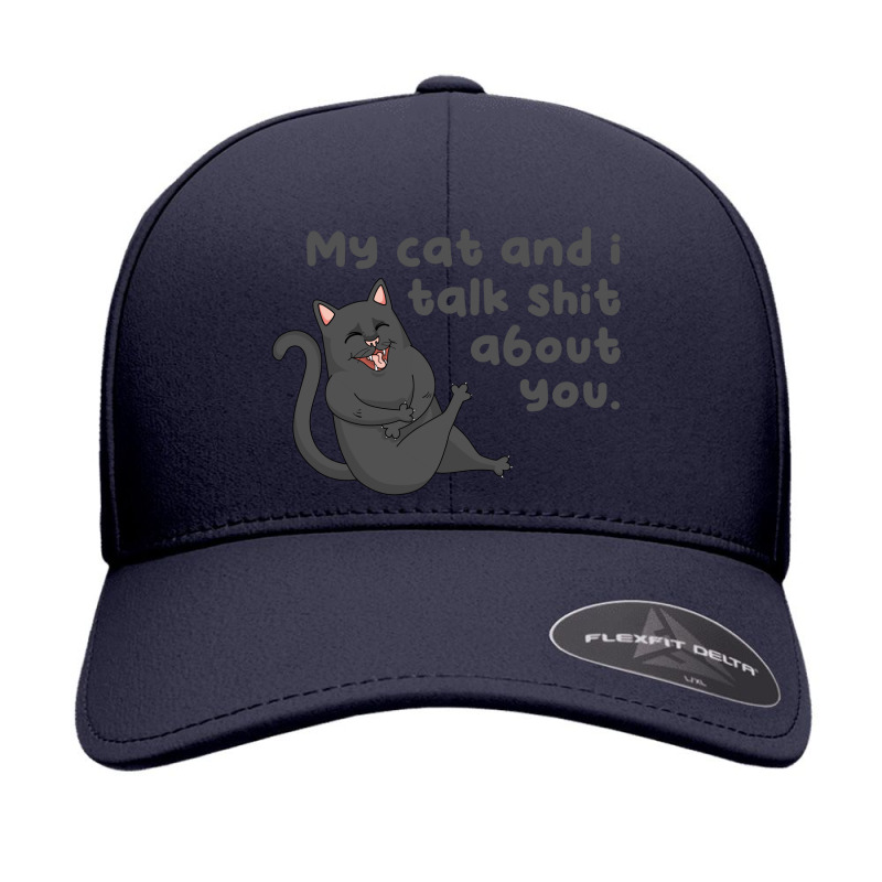 My Cat And I Talk Shit About You Seamless Cap | Artistshot