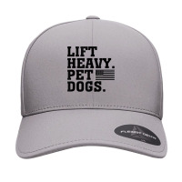 Lift Heavy Pet Dogs Usa American Tank Top Seamless Cap | Artistshot