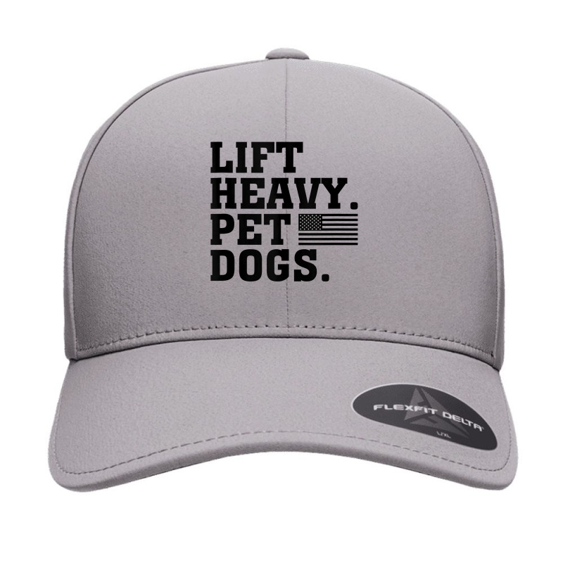 Lift Heavy Pet Dogs Usa American Tank Top Seamless Cap | Artistshot