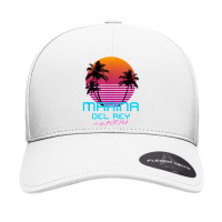 Marina Del Rey California Retro 80s T Shirt Seamless Cap | Artistshot