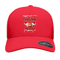 Football This Is My Christmas Pajama Football Xmas Boys Men 377 Seamless Cap | Artistshot