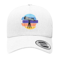 Telescope Retro Cosmology Watch The Stars In The Milky Way T Shirt Yupoong Trucker Cap | Artistshot