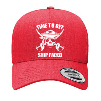 Time To Get Ship Faced Pirate Fan Enthusiast T Shirt Yupoong Trucker Cap | Artistshot