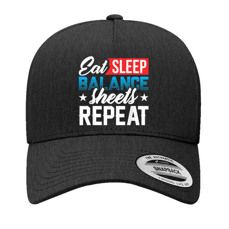 Balance Sheet Accountant Cpa Bookkeeper Software Funny Cute Yupoong Trucker Cap | Artistshot