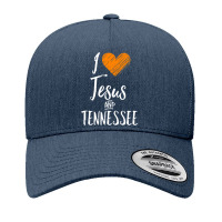 I Love Jesus And Tennessee  Orange Heart Cute Fan Gift Yupoong Trucker Cap | Artistshot