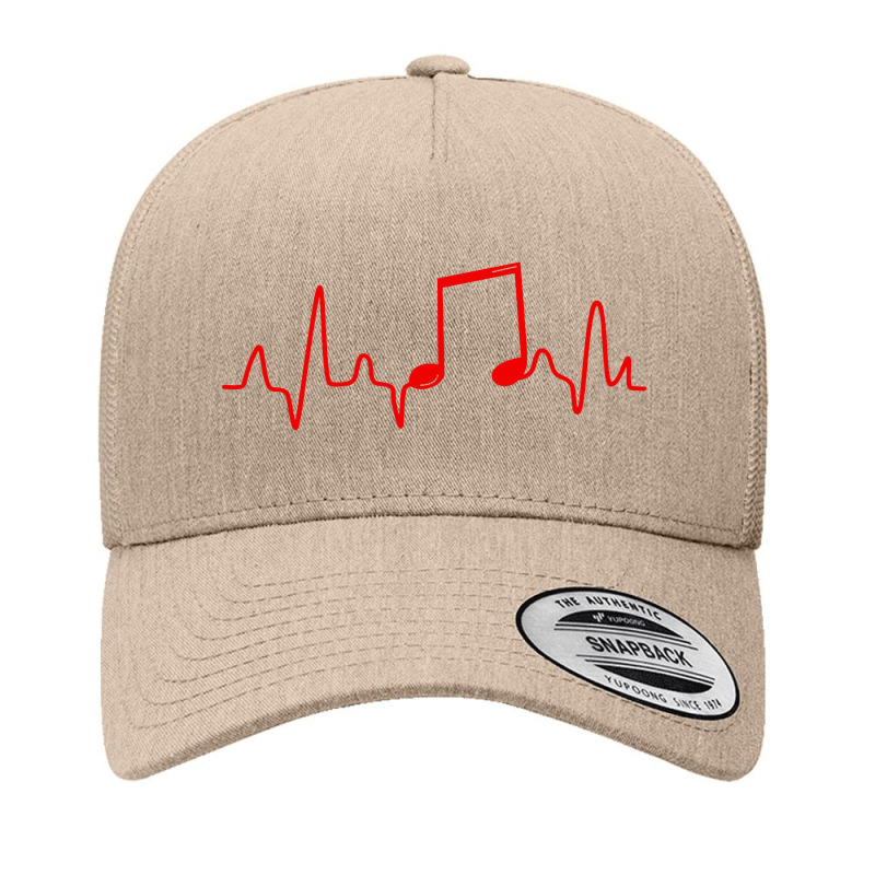 Music Note Heartbeat Yupoong Trucker Cap by Ataya | Artistshot