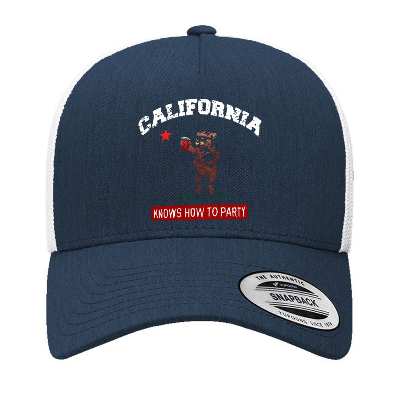 California Republic Knows How To Party Yupoong Trucker Cap by saterseim | Artistshot