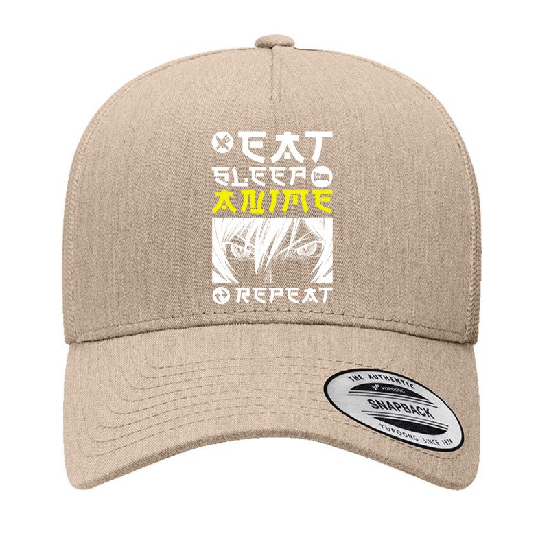 Eat Sleep Anime Repeat Tee Funny Yupoong Trucker Cap | Artistshot