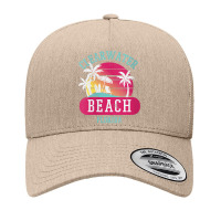 Womens Retro Cool Clearwater Beach Original Florida Sunset Beaches V N Yupoong Trucker Cap | Artistshot