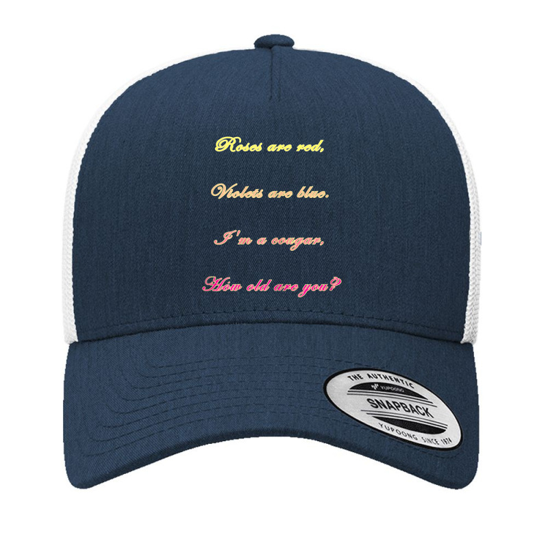 Womens Cougar Valentine  Funny Gift Idea For Ladies Yupoong Trucker Cap by Hoangduong | Artistshot