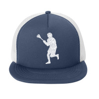 Funny Lacrosse Lover Gift T  Shirt Funny Graphic Lacrosse Ball Stick S Foam Snapback Hat | Artistshot