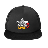 Fnordcon 5 Live! (white Letters) Foam Snapback Hat | Artistshot