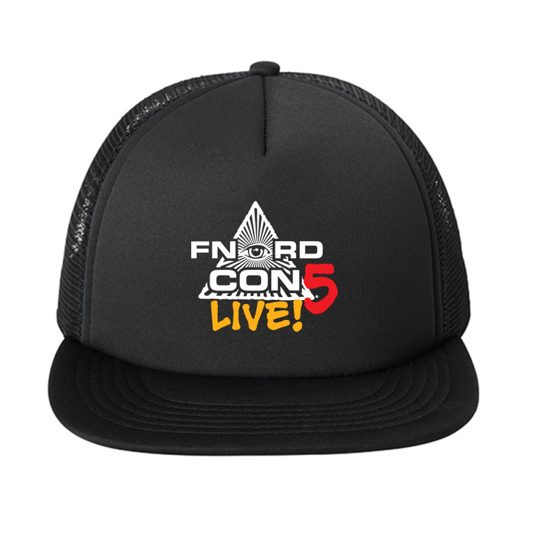 Fnordcon 5 Live! (white Letters) Foam Snapback hat by larevanisa | Artistshot