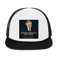 Andrea Bocelli Foam Snapback Hat | Artistshot