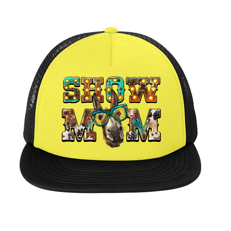 Show Mom Donkey Foam Snapback hat by BarkalooDesign | Artistshot