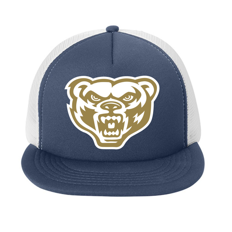 Oakland Golden Grizzlies, Merch Foam Snapback hat by carterowen3210 | Artistshot