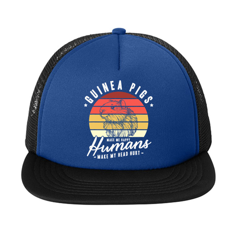 Guinea Pigs Make Me Happy Humans Make Foam Snapback Hat | Artistshot